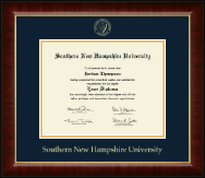 Southern New Hampshire University diploma frame - Gold Embossed Diploma Frame in Murano