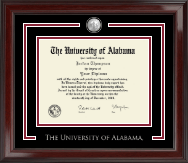 The University of Alabama Tuscaloosa diploma frame - Showcase Edition Diploma Frame in Encore