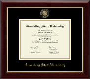 Grambling State University diploma frame - Masterpiece Medallion Diploma Frame in Gallery
