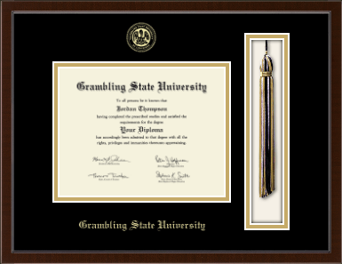 Grambling State University diploma frame - Tassel & Cord Diploma Frame in Delta