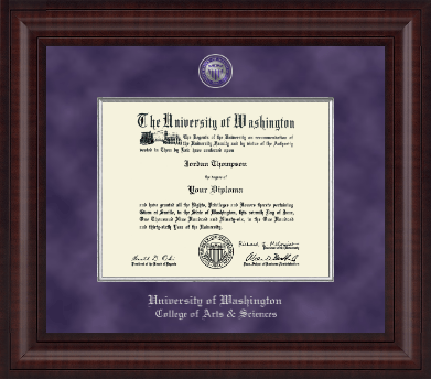 University of Washington diploma frame - Presidential Masterpiece Diploma Frame in Premier