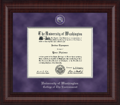 University of Washington diploma frame - Presidential Masterpiece Diploma Frame in Premier