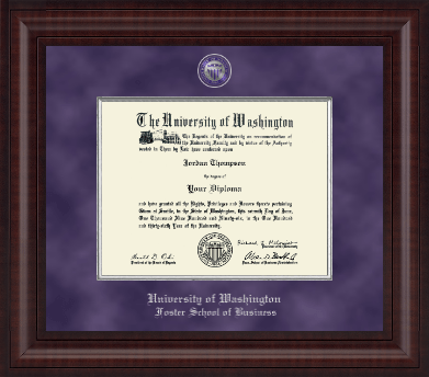 University of Washington diploma frame - Presidential Masterpiece Diploma Frame in Premier