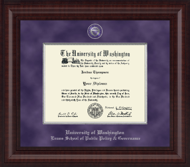 University of Washington diploma frame - Presidential Masterpiece Diploma Frame in Premier