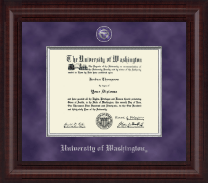 University of Washington diploma frame - Presidential Masterpiece Diploma Frame in Premier