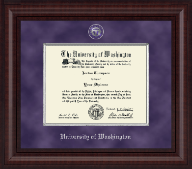 University of Washington diploma frame - Presidential Masterpiece Diploma Frame in Premier