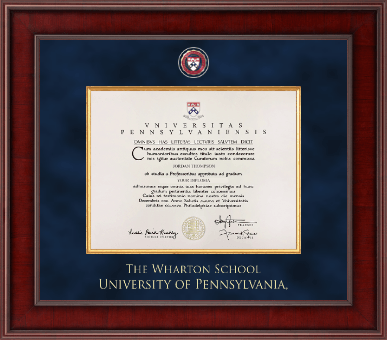 University of Pennsylvania certificate frame - Presidential Masterpiece Certificate Frame in Jefferson