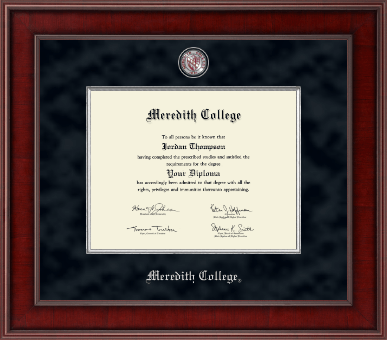 Meredith College diploma frame - Presidential Masterpiece Diploma Frame in Jefferson