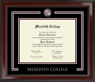 Meredith College Showcase Edition Diploma Frame in Encore