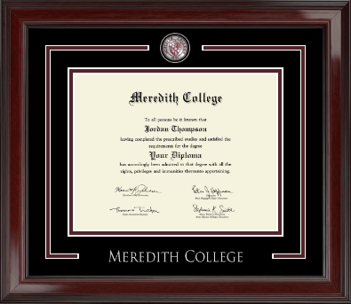 Meredith College diploma frame - Showcase Edition Diploma Frame in Encore