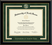University of North Texas diploma frame - Showcase Diploma Frame in Onyx Gold
