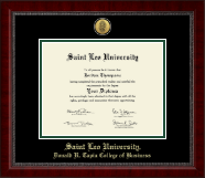 Saint Leo University diploma frame - Gold Engraved Medallion Diploma Frame in Sutton