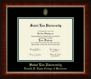 Saint Leo University diploma frame - Gold Embossed Diploma Frame in Murano