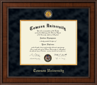 Towson University diploma frame - Presidential Masterpiece Diploma Frame in Madison