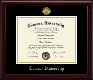 Towson University diploma frame - Masterpiece Medallion Diploma Frame in Gallery