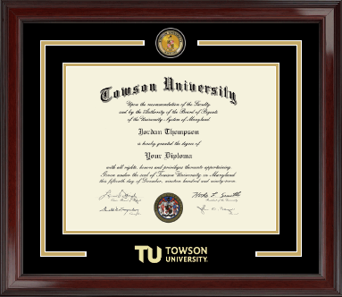 Towson University diploma frame - Showcase Edition Diploma Frame in Encore