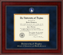 University of Dayton Presidential Masterpiece Diploma Frame in Jefferson