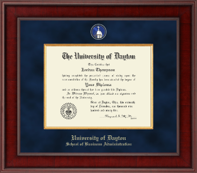 University of Dayton diploma frame - Presidential Masterpiece Diploma Frame in Jefferson