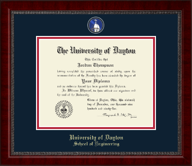 University of Dayton diploma frame - Masterpiece Medallion Diploma Frame in Sutton