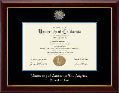 University of California Los Angeles diploma frame - Masterpiece Medallion Diploma Frame in Gallery