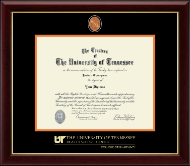 The University of Tennessee Health Science Center Memphis diploma frame - Masterpiece Medallion Diploma Frame in Gallery
