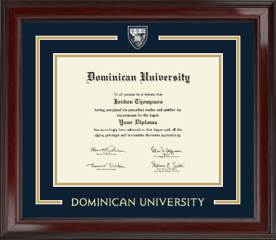 Dominican University diploma frame - Showcase Edition Diploma Frame in Encore