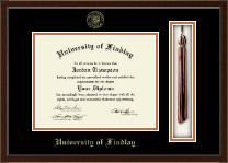 The University of Findlay diploma frame - Tassel & Cord Diploma Frame in Delta