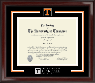 The University of Tennessee Knoxville diploma frame - Spirit Medallion Diploma Frame in Encore