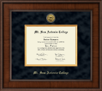 Mt. San Antonio College diploma frame - Presidential Gold Engraved Diploma Frame in Madison