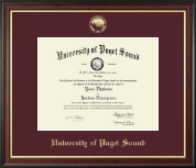 University of South Florida diploma frame - Gold Embossed Diploma Frame in Studio Gold