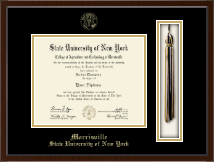 SUNY Morrisville diploma frame - Tassel & Cord Diploma Frame in Delta