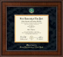 SUNY Morrisville Presidential Masterpiece Diploma Frame in Madison