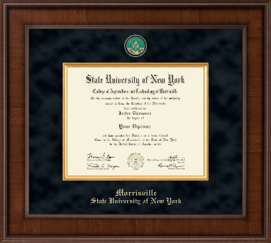 SUNY Morrisville diploma frame - Presidential Masterpiece Diploma Frame in Madison