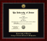 University of Denver diploma frame - Gold Engraved Medallion Diploma Frame in Sutton