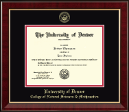 University of Denver diploma frame - Gold Embossed Diploma Frame in Murano