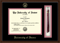University of Denver diploma frame - Tassel & Cord Diploma Frame in Delta