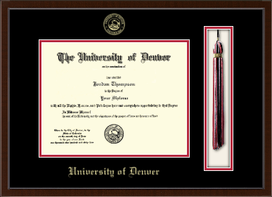 University of Denver diploma frame - Tassel & Cord Diploma Frame in Delta