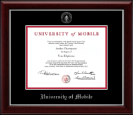 University of Mobile diploma frame - Silver Embossed Diploma Frame in Gallery Silver