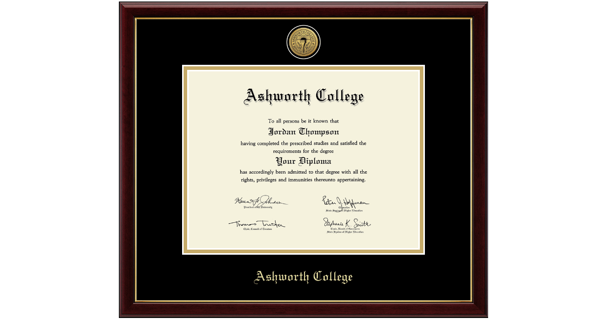 Ashworth college class ring top