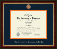 The University of Tennessee Martin Masterpiece Medallion Diploma Frame in Murano