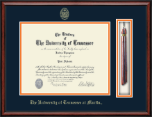 The University of Tennessee Martin diploma frame - Tassel & Cord Diploma Frame in Southport