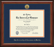 The University of Tennessee Martin diploma frame - Gold Engraved Medallion Diploma Frame in Lancaster