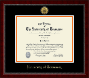 The University of Tennessee Knoxville diploma frame - Gold Engraved Medallion Diploma Frame in Sutton