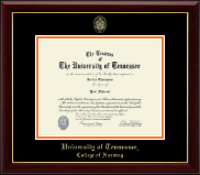 The University of Tennessee Knoxville diploma frame - Gold Embossed Diploma Frame in Gallery