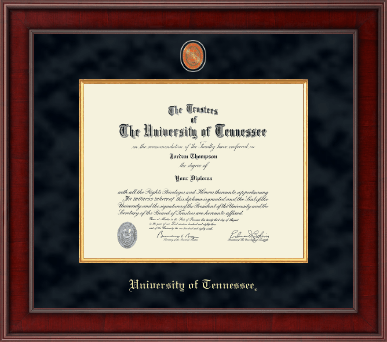 The University of Tennessee Knoxville diploma frame - Presidential Masterpiece Diploma Frame in Jefferson