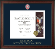 Boy Scouts of America diploma frame - Masterpiece Medallion Diploma Frame in Studio