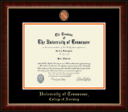 The University of Tennessee Knoxville diploma frame - Masterpiece Medallion Diploma Frame in Murano
