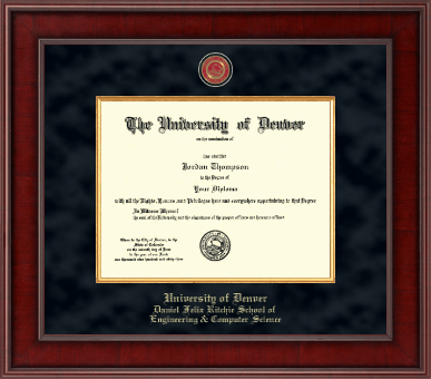 University of Denver diploma frame - Presidential Masterpiece Diploma Frame in Jefferson