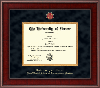 University of Denver diploma frame - Presidential Masterpiece Diploma Frame in Jefferson