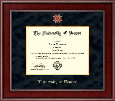 University of Denver diploma frame - Presidential Masterpiece Diploma Frame in Jefferson